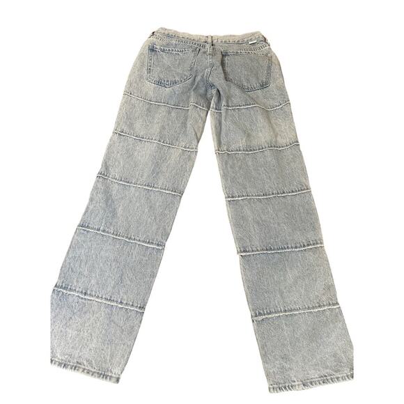 PacSun Paneled straight leg jean light wash Tech pant SZ 26" - Picture 3 of 8